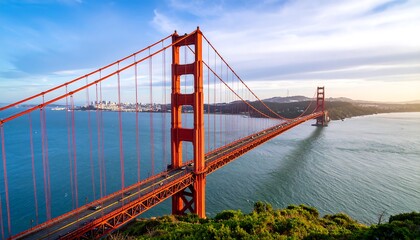 Fototapeta premium Golden Gate Bridge at Sunset