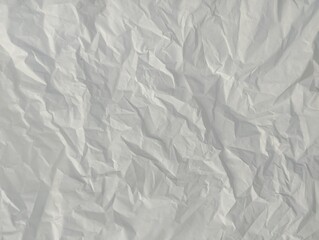 crumpled white plastic bag texture and background	