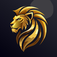 lion head vector illustration