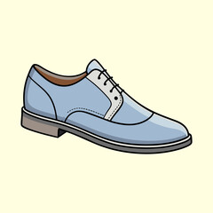 vector illustration of oxfords