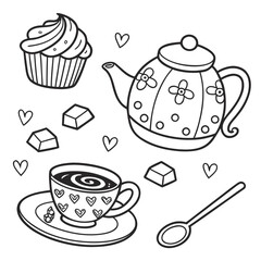 tea and sweets