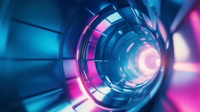 A mesmerizing tunnel of illusory depth