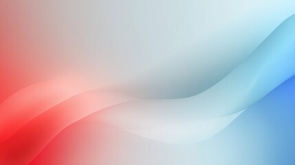 Naklejka premium Smooth flowing abstract background with red, white, and blue gradients creating a modern, dynamic feel