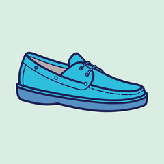illustration of boat shoes