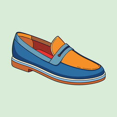 illustration of loafers