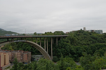 Bridge over the river in the city