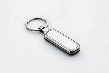 Elegant fob keychain evokes assurance and pride in everyday secure control.
