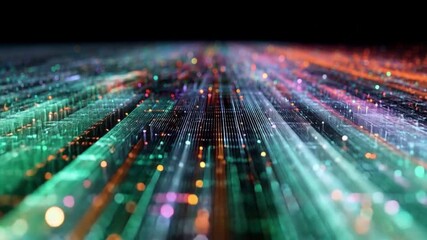 Digital Data Stream: This image captures the essence of technological advancement. A dynamic display of interconnected data flows through a digital landscape, highlighting modern connectivity