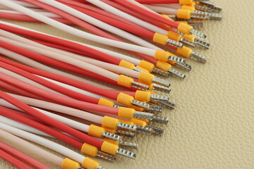 Electrical Insulated Copper Mounting Wires for Electrical Switchboard Assembly. 