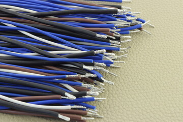 Electrical Insulated Copper Mounting Wires for Electrical Switchboard Assembly. 
