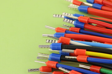 Electrical Insulated Copper Mounting Wires for Electrical Switchboard Assembly. 