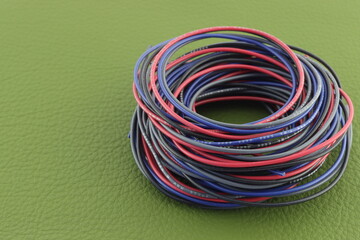 Electrical Insulated Copper Mounting Wires for Electrical Switchboard Assembly. 