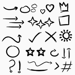 Hand Drawn Design Elements Collection