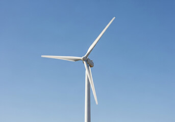 renewable power from wind energy using modern turbine


