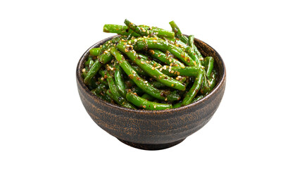 Sesame Green Beans in a Bowl Delicious Asian Food