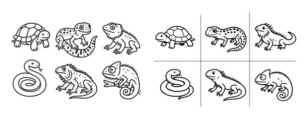 Reptile Icon Collection