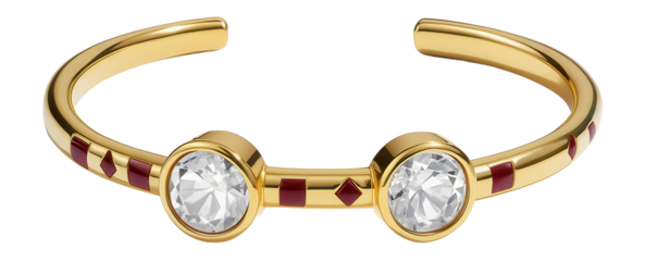 Adjustable cuff bracelet with sliding gemstone accents