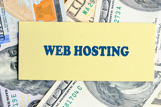 Conceptual representation highlighting the significance of web hosting services for technology-driven businesses in the financial sector