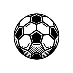 Obraz premium Vibrant Colored Football Icon SVG – Dynamic Sport Ball Vector in Bold Hues for Sports Apps, Team Logos, and Athletic Branding Designs – High-Quality Editable Graphic