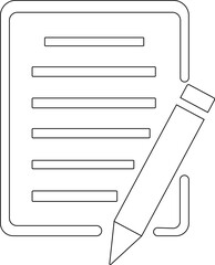 Notepad icon.Note icon in different style vector illustration. Two colored and black note vector icons designed .Writing icon Vector in flat style.Checklist Clipboard Icons. Transparent background.