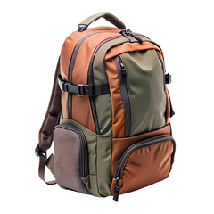 Durable MultiCompartment Backpack in Earthy Tones