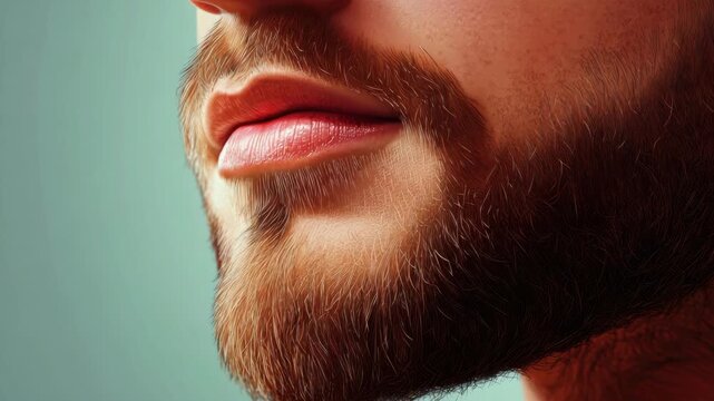 A young man with a well-groomed beard, looking directly at the camera. The  is a high-resolution close-up shot with a shallow depth of field.