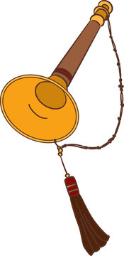 senap korean music instrument clipart