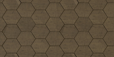 Fototapeta premium Cork Honeycomb Debossed Faded Brown Texture