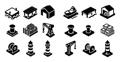 Isometric Shipping Icons
