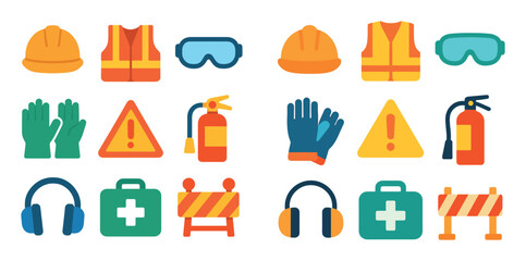 Factory Safety Icons