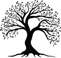 tree silhouette vector