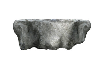 Rock isolated transparency background..
