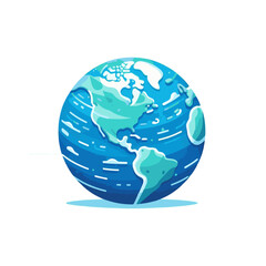 This is world globe blue coloured icon svg and ai file