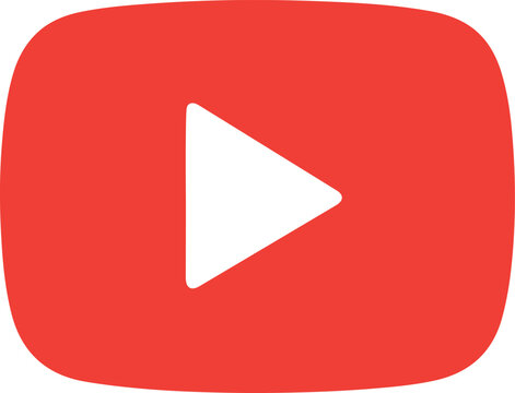 Youtube app icon vector. Youtube logo