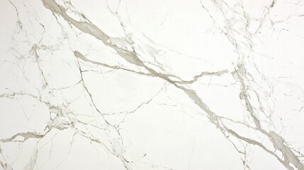 Obraz premium Neutral marble background white polished stone gray veining overhead angle natural mineral patterns soft neutral tones elegant surface