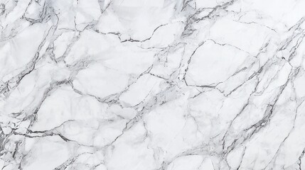 Fototapeta premium Neutral marble background elegant white surface delicate gray veins overhead perspective natural stone patterns sophisticated clean minimal