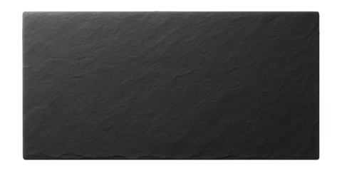 Slate tile with fine-grained texture and dark, matte grey appearance