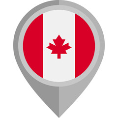 canada flag button