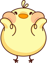 Cute Chick Mascot