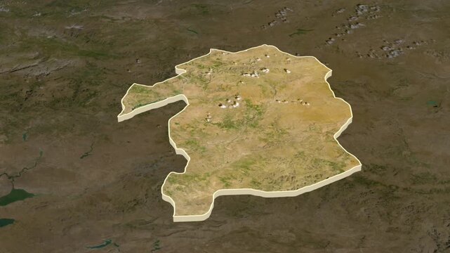 Bingol region, Turkiye (Turkey) extruded. 
