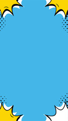 Pop Art Frame: A dynamic pop art frame, designed with vibrant colors and bold lines, perfect for adding visual impact to any project. 