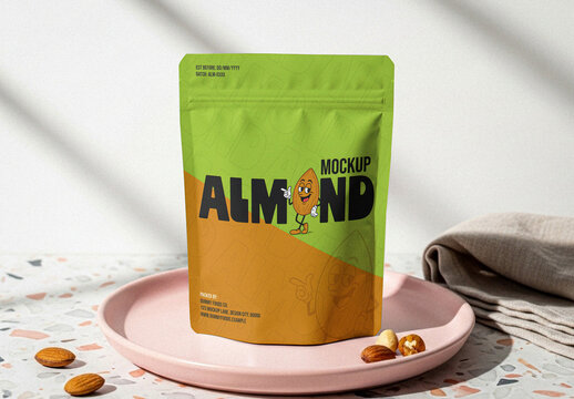 Stand-up Plastic Pouch Mockup