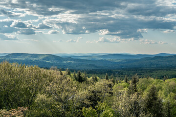 Obraz premium Scenes of traveling around Vermont, New England