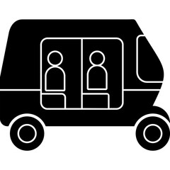 Auto Rickshaw Icon