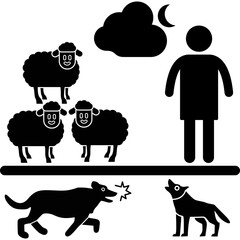 Shepherd Night Scene