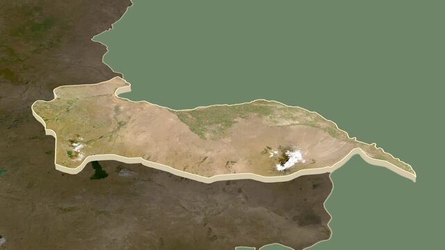 Igdir region, Turkiye (Turkey) extruded. 