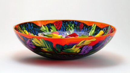 colorful ceramic bowl