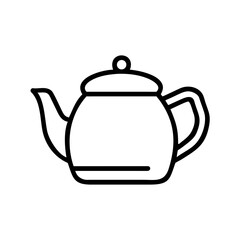 teapot on white background
