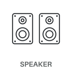 Simple  Sound Speaker Design Icon, Simple Style Design Inspiration For Any Logos Interface And Purpose