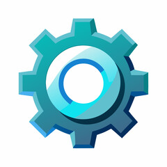 gear icon vector illustration